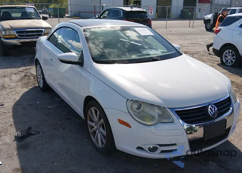 2009 Volkswagen Eos Komfort z USA, uszkodzony, nr VIN WVWBA71F49V004392